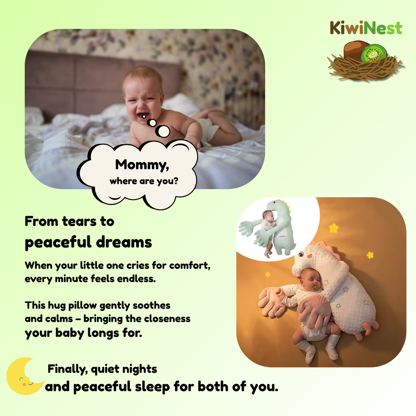 KiwiNest - Snuggle Pillow